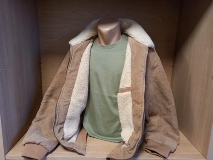 Bunda zateplená s kožuškom, l