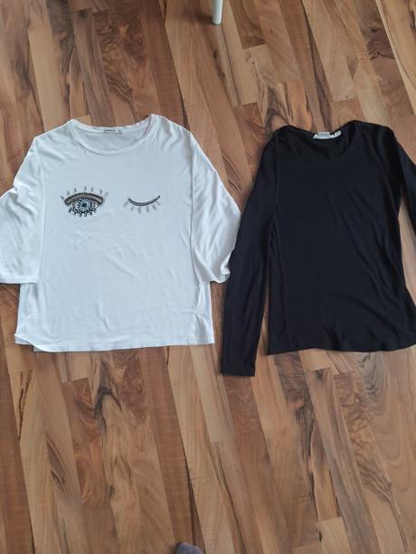 Tričká dlhý rukáv, stradivarius,s