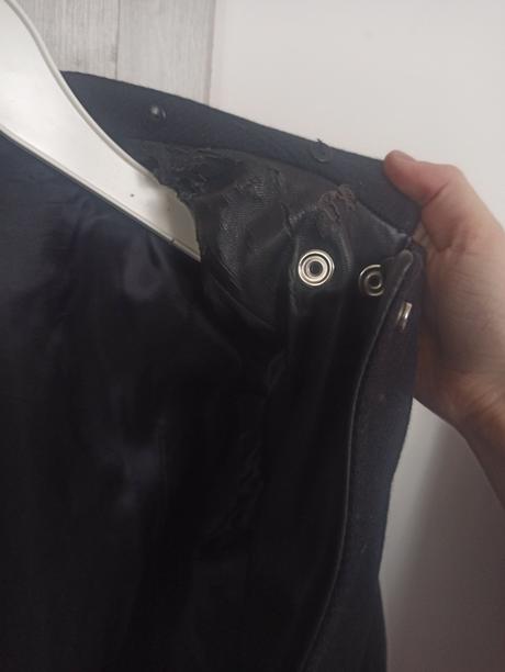 Dámsky čierny kabát, zara,s