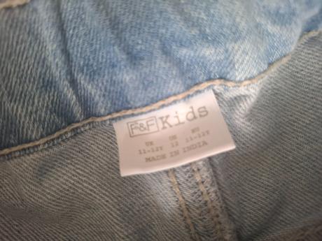 Riflová sukňa, f&f,146