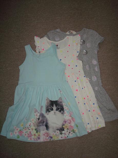 Letne saty vel. 98/104, zn. h&m, h&m,98