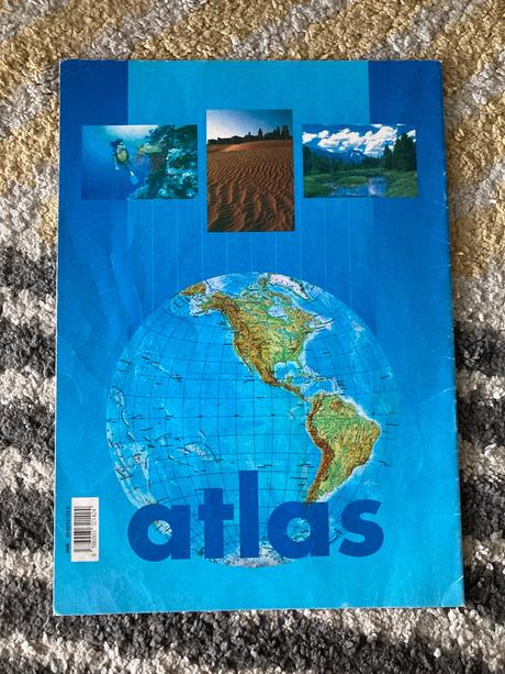 Školský atlas - zem, krajina, človek, mapa (1998), 