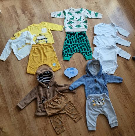 Mix oblečenia 62/68, 50–62