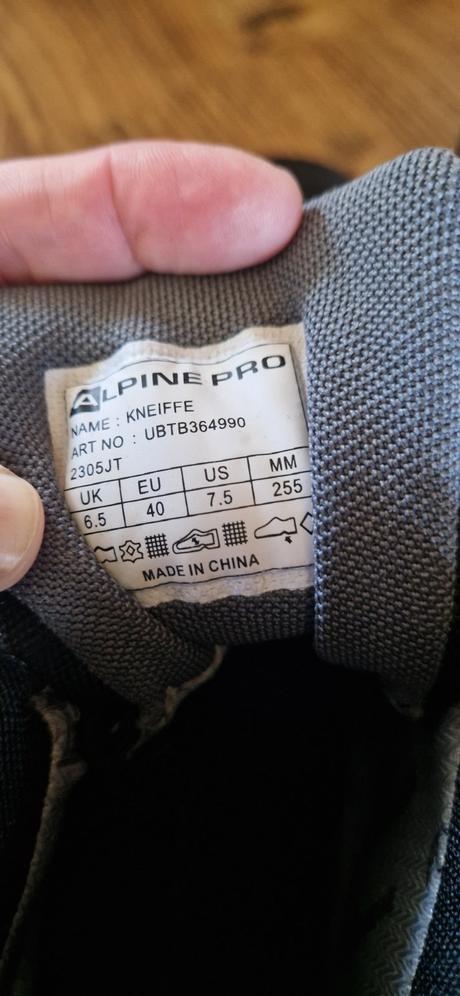Turistické topánky alpinepro, alpine pro,40