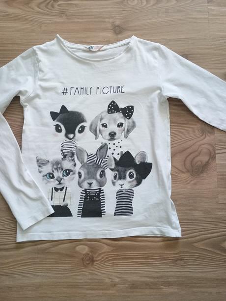 Dievčenské tričko, hm, 134/140, h&m,134