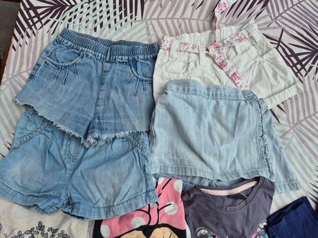 Letny set tričiek a kraťasy 110, 104–116