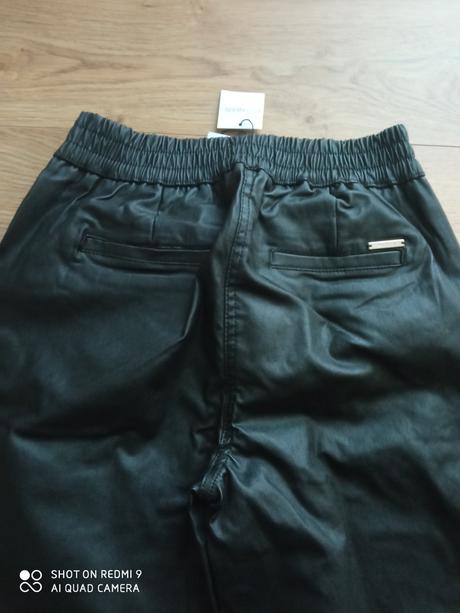 Koženkové nohavice, mohito,38