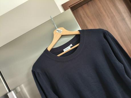 Saint tropez nádherný tmavo modrý svetrík l-xl, l