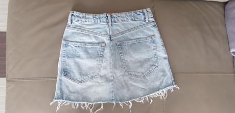 Riflová sukňa, zara,s