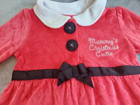 Vianočné šaty zn.george veľ.80, 80