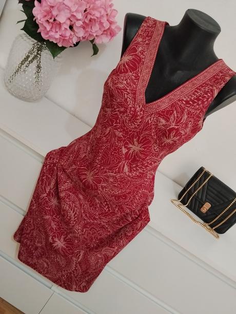 Inwear - vínovočervené šaty s paisley vzorom, 34