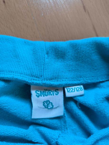 Teplákové kraťasy smurf, 122