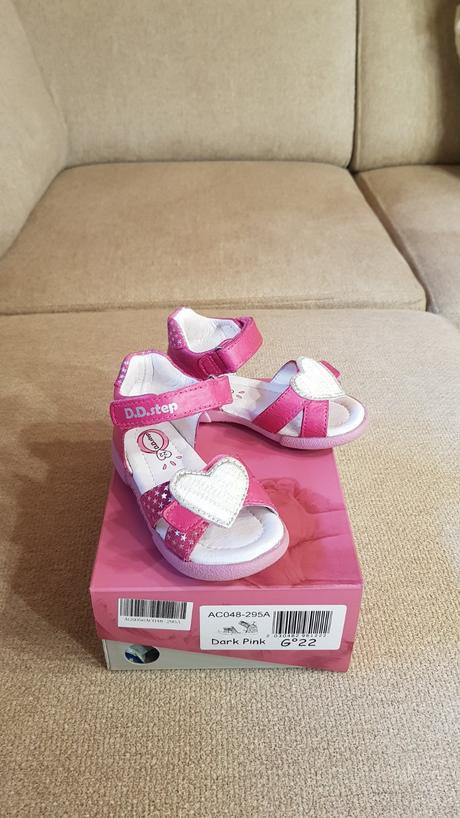 Letné sandálky pre dievča 22, d.d.step,22