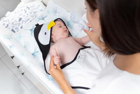 Sensillo osuška pre deti s kapucňou 100x100 cm krá,