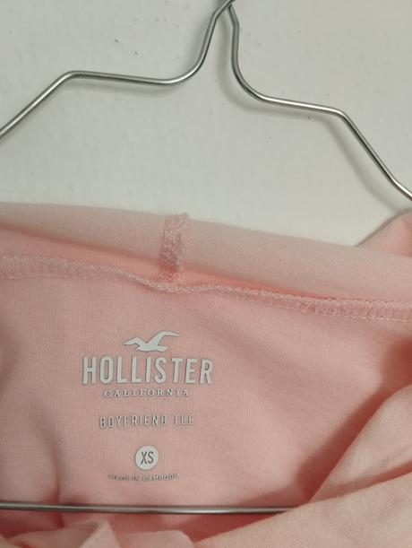 Ružová mikina hollister, hollister,xs