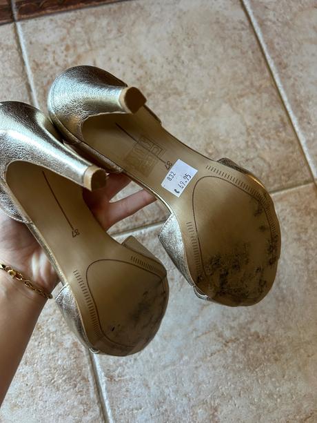 Sandále na opätku george bonelli - 37, 37