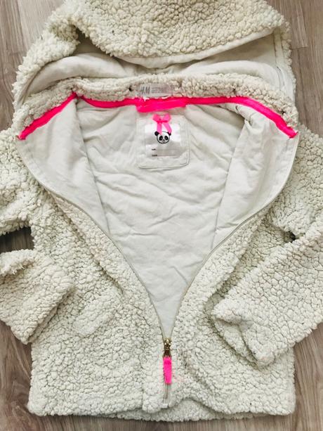 Mikinka uško podšitá 6-8 rokov, h&m,128