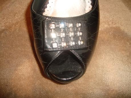 Cierne sandalky - dshoes, 38