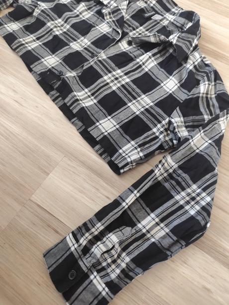 Košeľa crop-topová, h&m,m