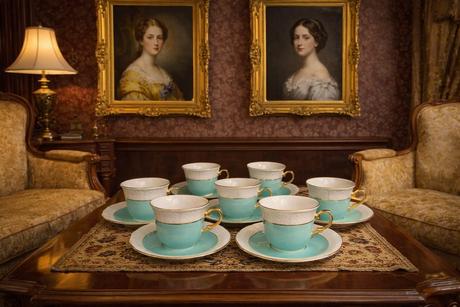 Nádherné šálky thun czechoslovakia, 