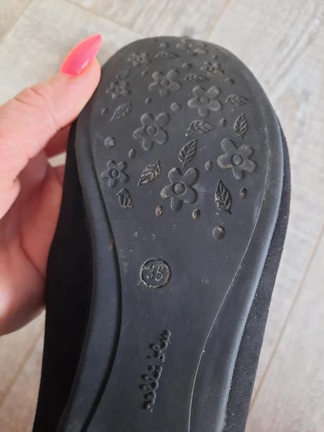 Krásne balerinky  nelli blu, vn.dl.22 cm, nelli blu,35