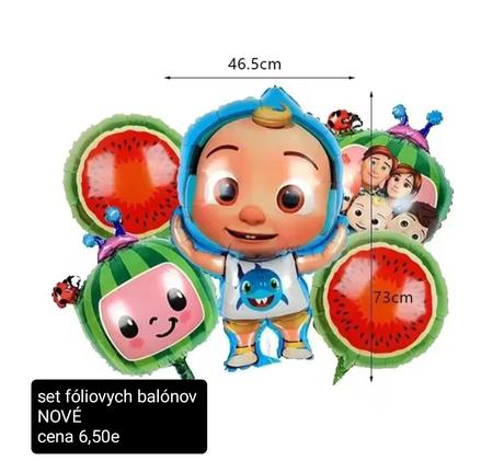 Cocomelon párty doplnky,
