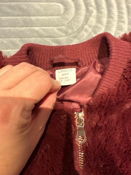 Krásna huňatá bundicka lindex 128, lindex,128