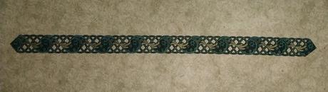 Luxusná zelená vianočná štóla - obrus zlatý motív,