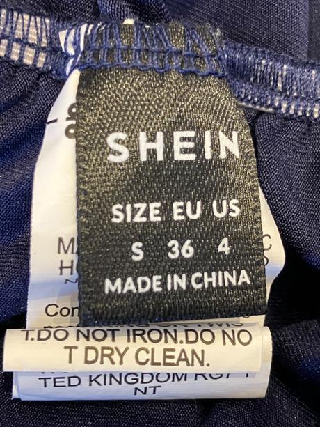 Dámsky top nazberkané shein (s), s