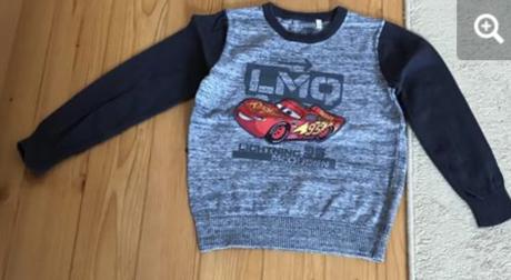 Krasny svetrik mc queen, disney,134