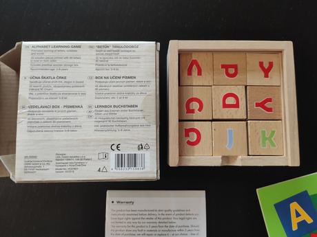 Abeceda - drevené písmenká, 