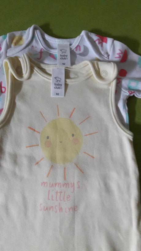 Dupačky + košieľka , baby club,62