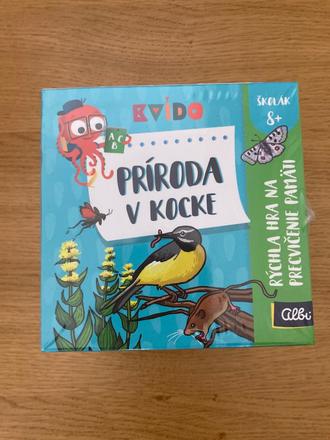 Kvido príroda v kocke, spoločenská hra,