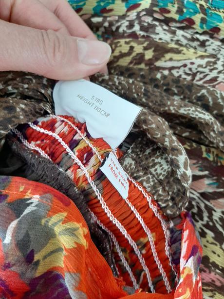 Fantastické letné tylové bohatoriasené etno šaty 5, next,110