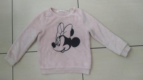 Chlpatá mikina veľ. 110/116, h&m,110