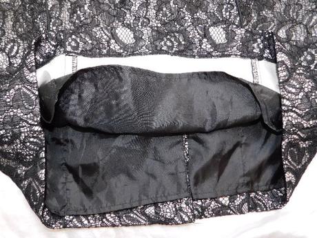 Velmi pekna elegantna čipkovana sukna, h&m,40