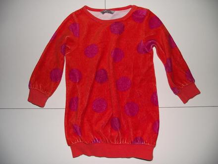 Velurovy predlzeny pulovrik, lindex,86