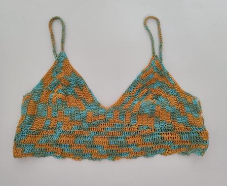 Pletený top bershka, bershka,l