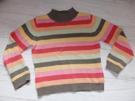 Pletený svetrík v jesenných farbách 9/10, next,134