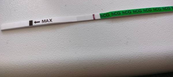 Som podľa testu tehotná?