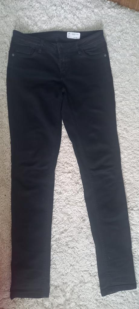 Čierne rifle v 38, denim co,38