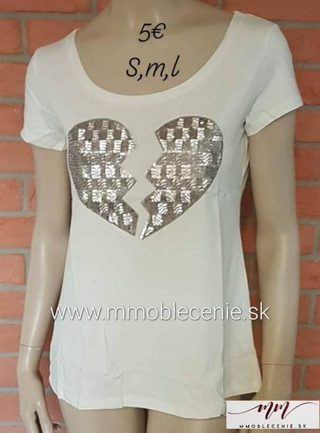 Tričko - zlomené srdce, l / m / s