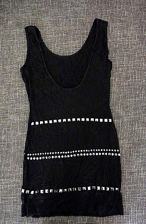 Cierne minišatky s nitmi, s