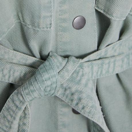 Perfektná mentolová džínsová bunda značky zara, zara,xs