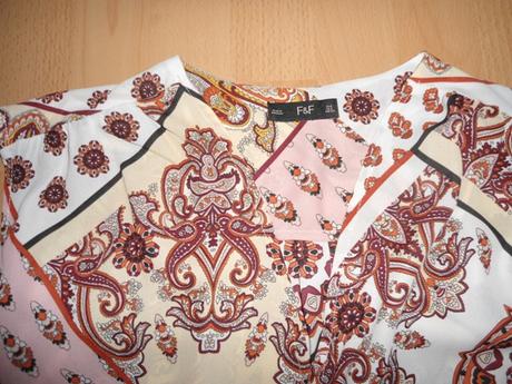 Damske vzorovana bluzka, f&f,xs