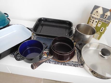 Samltované do kuchyne pekáče, hrnce, 