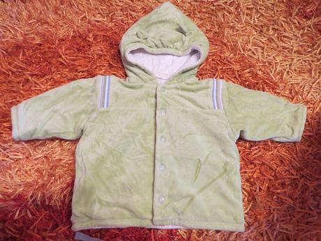 Zelený kabátik, next,68