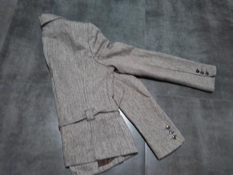 Prechodný kabát s opaskom, kenvelo,s