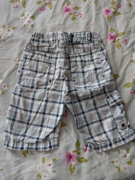 Bielomodré kraťasky h&m 104, h&m,104