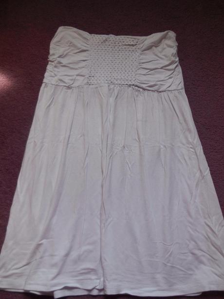 Biely predlženy top, s